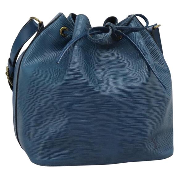 LOUIS VUITTON Epi Petit Noe Shoulder Bag Blue M44105 - Picture 1 of 16